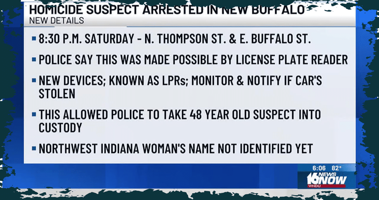 Homicide Suspect From Indiana Detained In New Buffalo