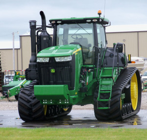 Deere & Company officials discuss innovation and the use of artificial intelligence in combines