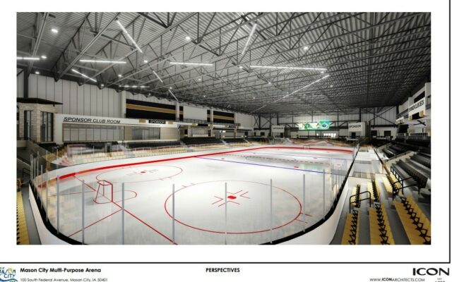 Youth Hockey fundraising as part of Mason City downtown arena project