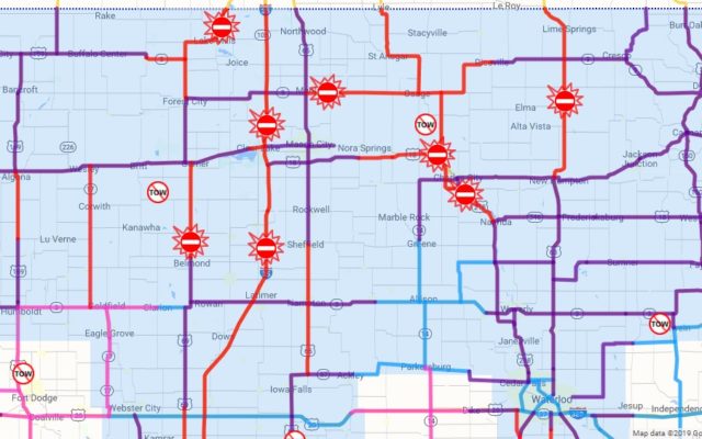 North-central Iowa still digging out from weekend blizzard — I-35 to remain closed most of the morning