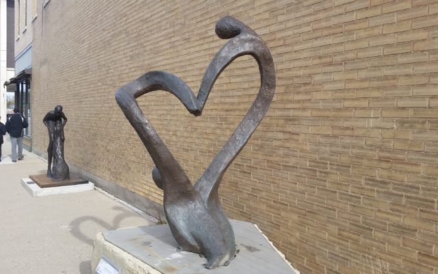 New Sculptures on Parade exhibit installed