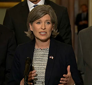 Group backing Iowa’s Ernst hit with complaint after AP story