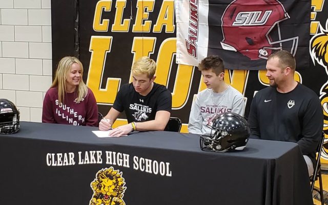 Clear Lake’s DeVries signs to play football at Southern Illinois