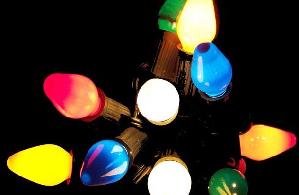 If you’re hanging holiday lights, check the labels to avoid a fire