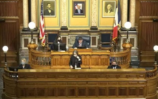 Unusually sharp exchange on Iowa legislature’s opening day