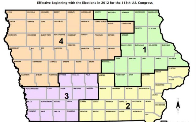 No idea yet on how Iowa legislative district boundaries will be redrawn