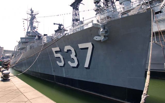 USS The Sullivans no longer sinking in Buffalo harbor