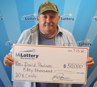 Mason City man wins $50K lottery prize for second time in five years