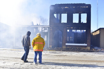 Two buildings in tiny north-central Iowa town of Thor gutted by fire