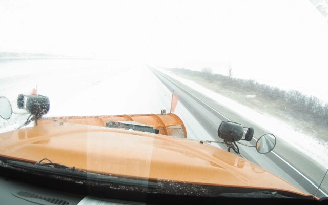 Plows out as big winter storm enters state, could be pulled off later today if conditions get bad