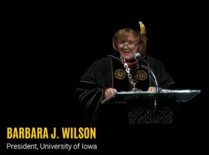 New University of Iowa president installed