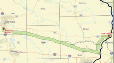 Third carbon dioxide pipeline proposed in eastern Iowa