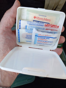 First aid kit can be helpful for college students