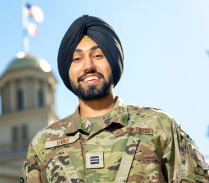 UI student receives first waiver to wear turban, beard with ROTC uniform