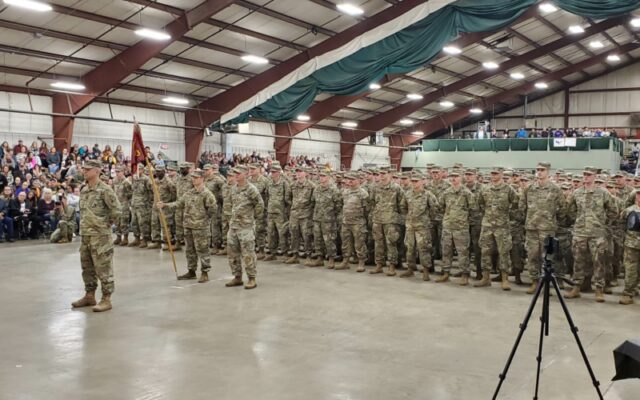1133rd Transportation Company on their way to Poland after sendoff ceremony Sunday (VIDEO)