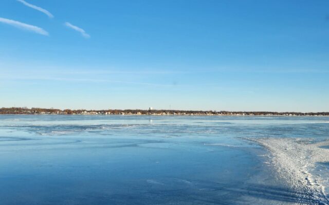 Clear Lake officially iced-in, two weeks earlier than 2021