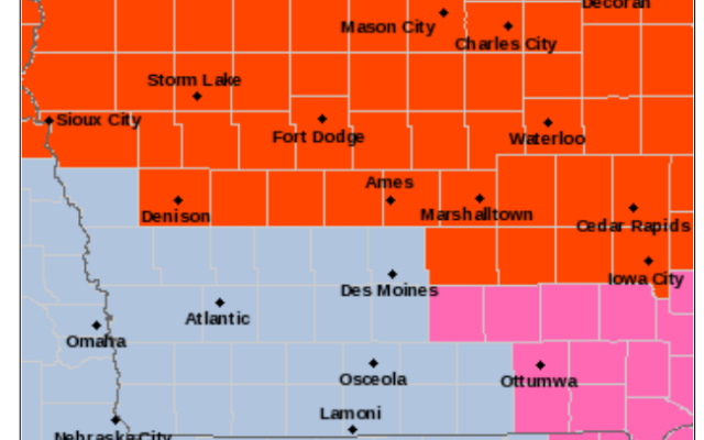 Blizzard Warning remains in effect until 6:00 AM Saturday, Wind Chill Warning Saturday morning until 12:00 noon