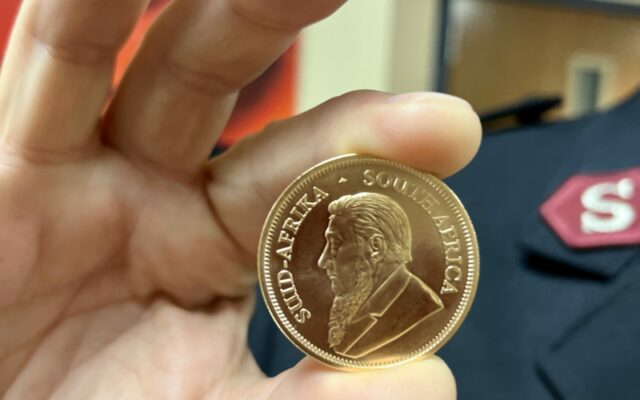 Mason City Salvation Army says they received another gold Krugerrand coin in Christmas kettle