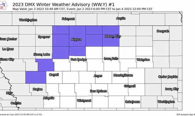 Ice Storm Warning cancelled, Winter Weather Advisory in effect for portions of listening area