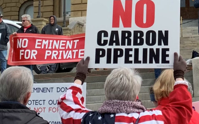 House bill would establish new rules for carbon pipelines, landowners rally