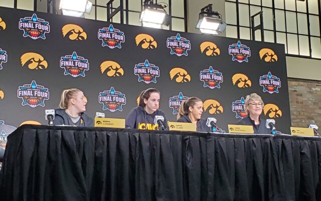 Thursday March 30 — Iowa women hold practice, press conference before Final Four