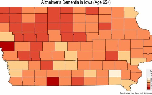 New report shows higher Alzheimer’s prevalence in NW Iowa