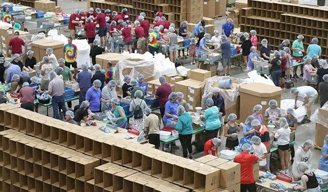 Five-day event opens today aiming to package four-million meals for the hungry