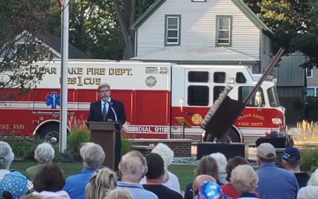 Clear Lake Fire Department holds 9/11 remembrance ceremony (AUDIO)