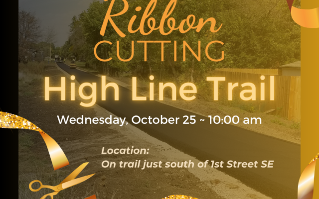 High Line Trail ribbon cutting tomorrow in Mason City