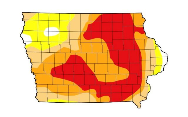 Extreme drought persists in much of Iowa