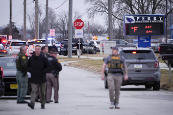 UPDATE — Shooting at a high school in Perry in central Iowa; number of victims not released