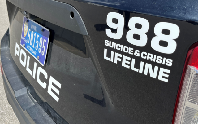 Clear Lake Police Department vehicles to display 988 Suicide & Crisis Lifeline information